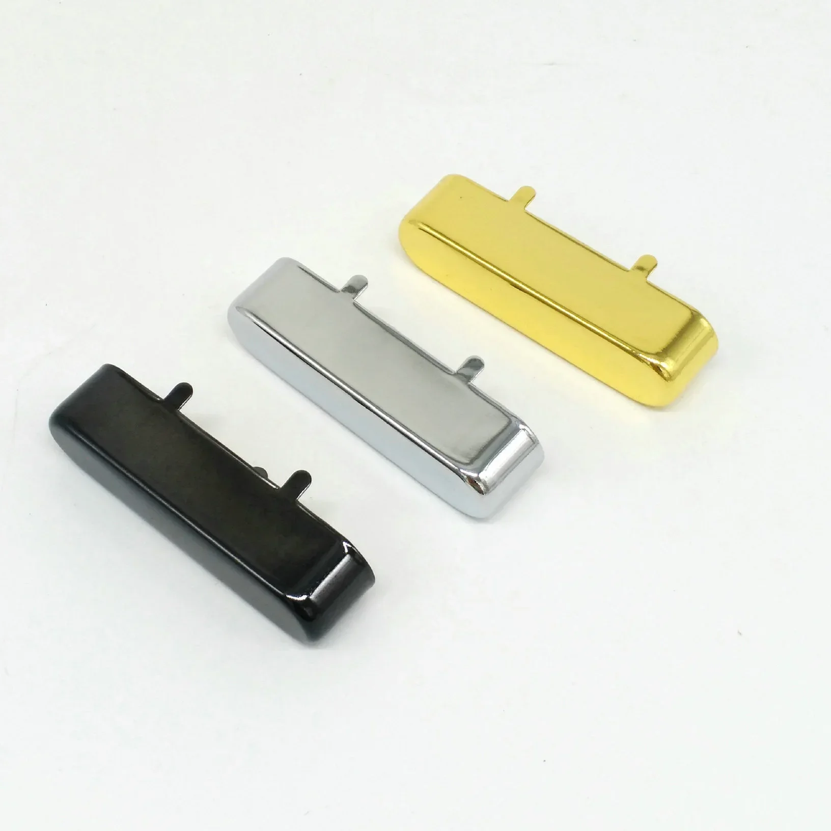 1 pcs  Chrome /Black/ Gold Brass Electric Guitar Neck Pickup Covers/Lid/Shell/Top Guitar parts