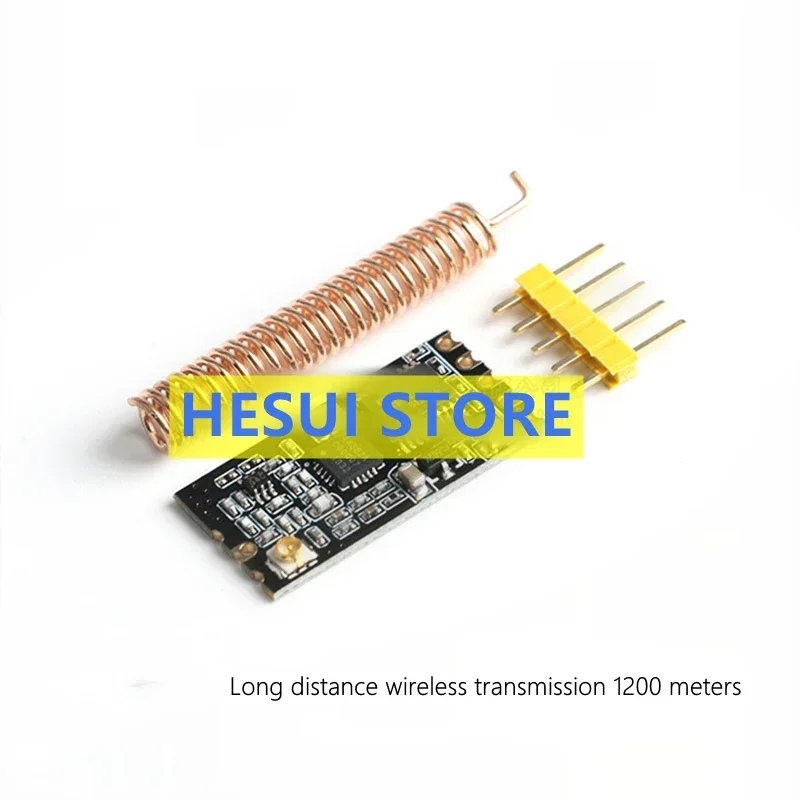 GT-38 wireless microcontroller serial port module SI4438/4463 433M distance 1200 meters UART interface