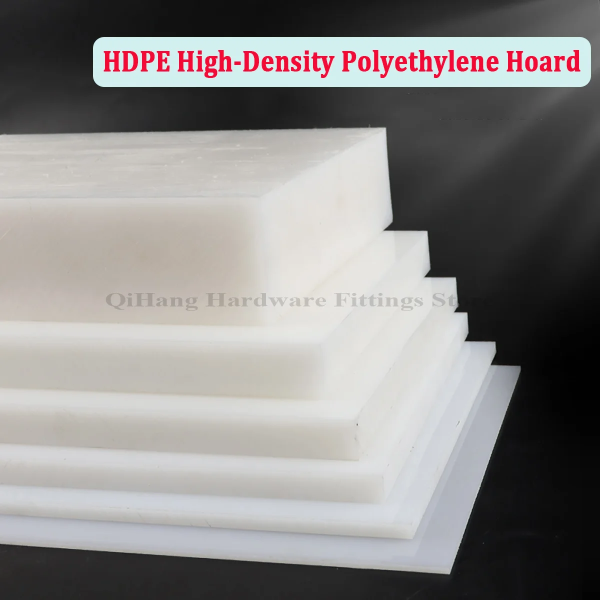 HDPE High-Density Polyethylene Flat Engineering Plastic Sheet Polymer PE