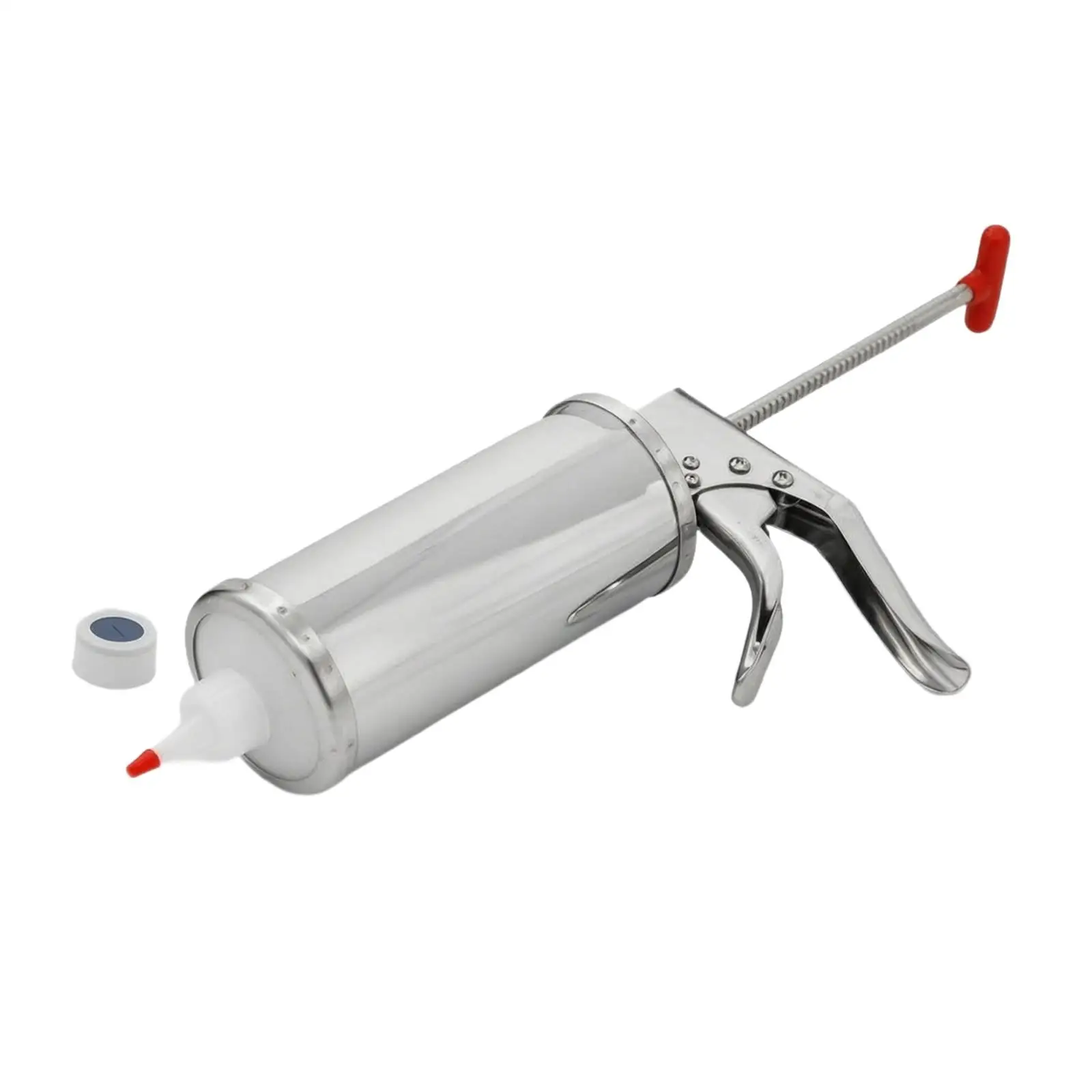 Stainless Steel Pastry Applicator 700ml Manual Filler for Donut Cream Jam Chocolate Paste Baking Kitchen Tool