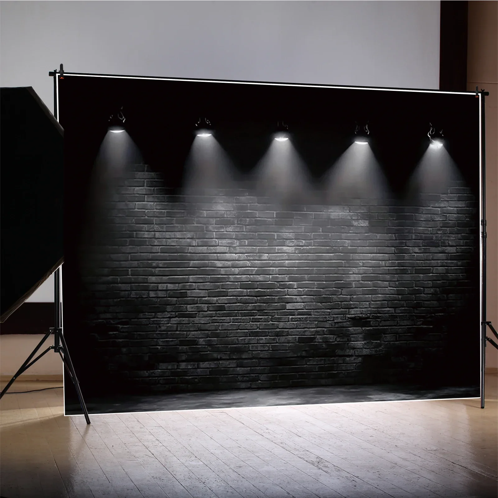 MOON.QG خلفية خلفية الطوب الرجعية للتصوير الفوتوغرافي حفلة عيد ميلاد الديكور الزفاف استوديو خلفية المنتج فوتوزون