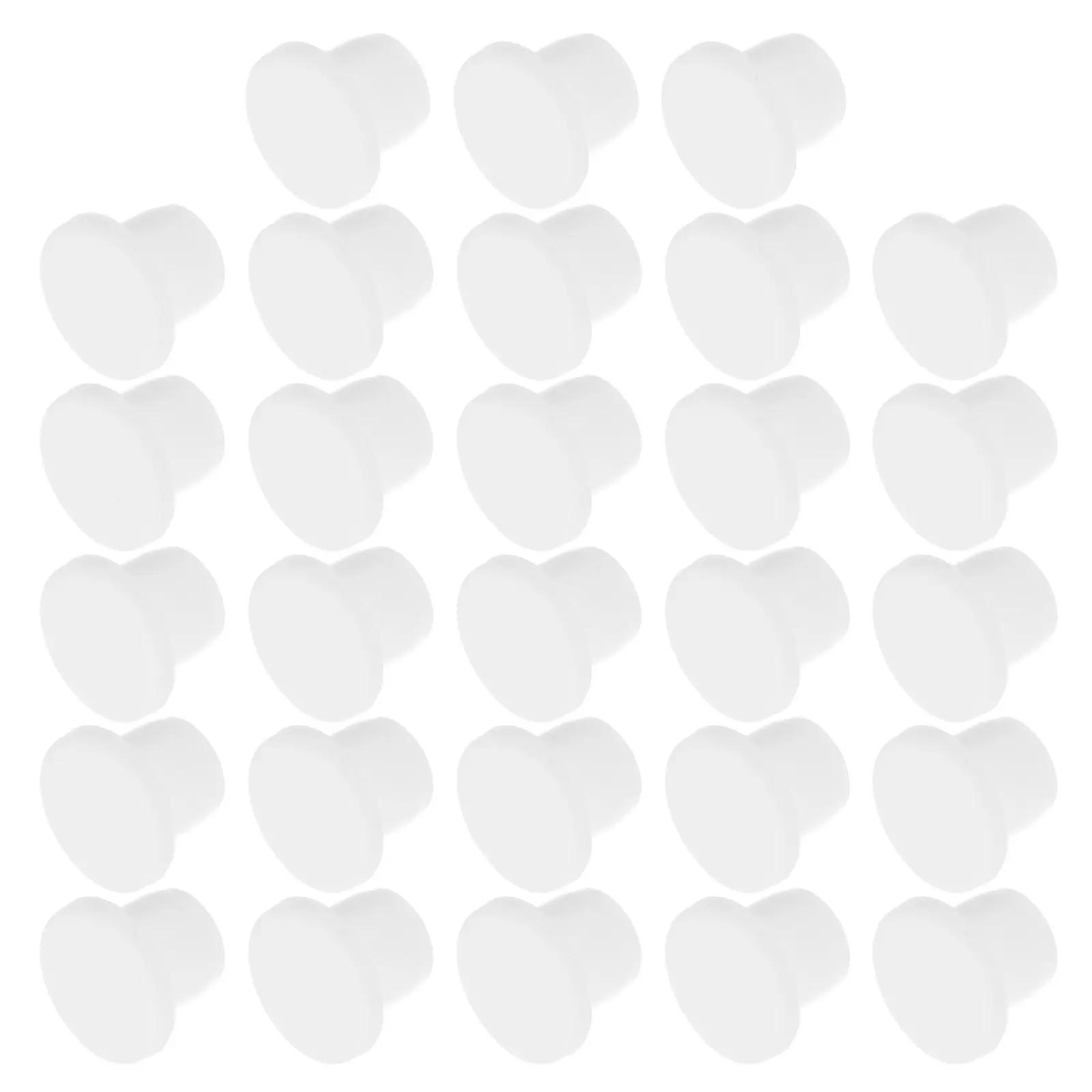 

28Pcs White Silicone Sink Plugs Drain Stopper for Kitchen Bathroom Basin Overflow Hole Seal Flexible Fit All Sizes Silicone