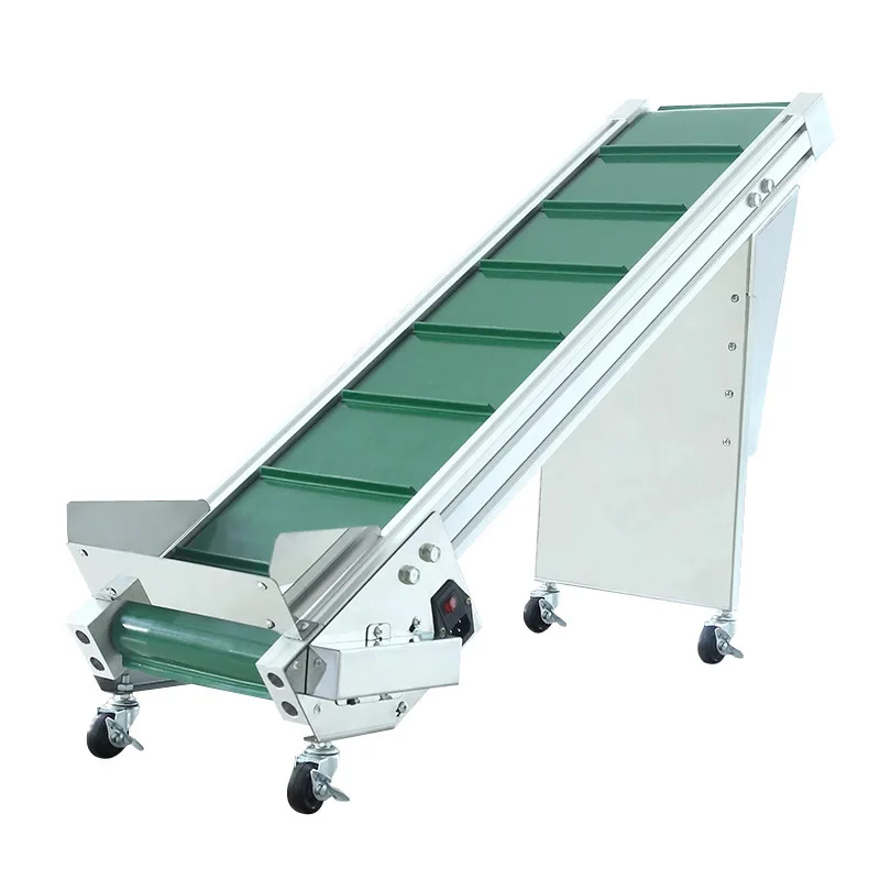Food grade automatic conveyor assembly line conveyor belt adjustable speed lifting and high temperature resistance