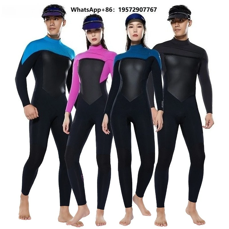 Premium Custom One Piece 3/2mm Freely Diving Surf  Fabric Wetsuit