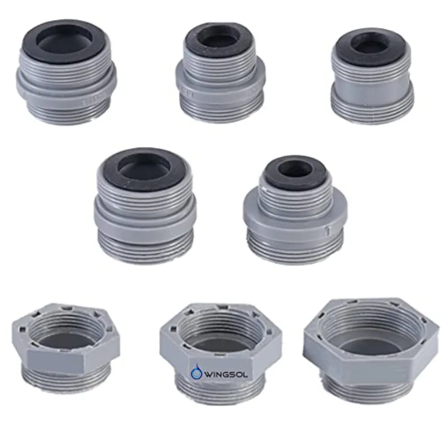 

Compression Thread Adapter Kits for Kitchen Bathroom Faucet Mount Filter, Garden Hose, Bathtub Aerator Diverter, Water Filter A