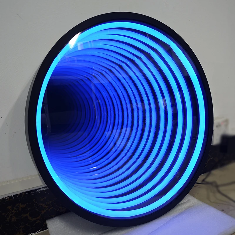

Современное настенное 3d зеркало Magic Tunnel со светодиодной подсветкой для ванной комнаты Infinity Mirror
