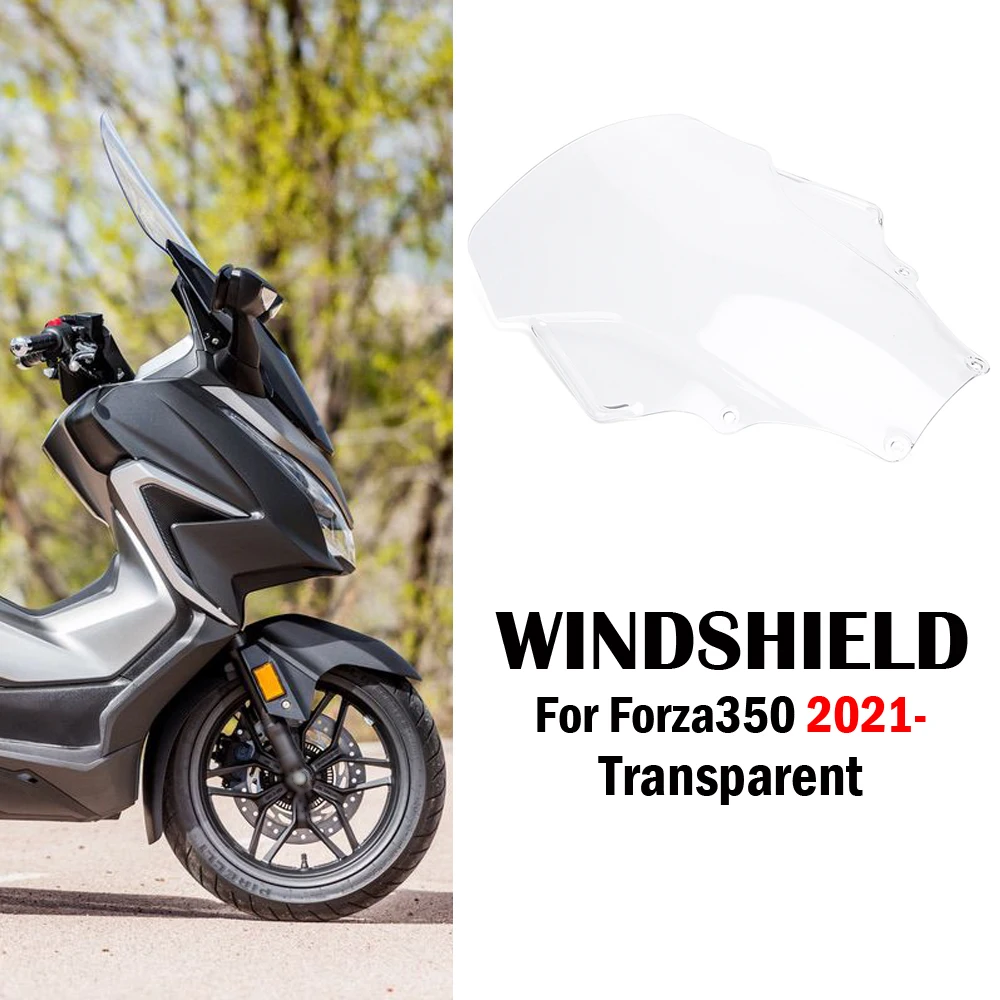 

Motorcycle Windscreen Screen Windshield Fairing Accessories For Honda Forza 350 Forza350 FORZA350 Nss 350 NSS350 2021 2022 2023