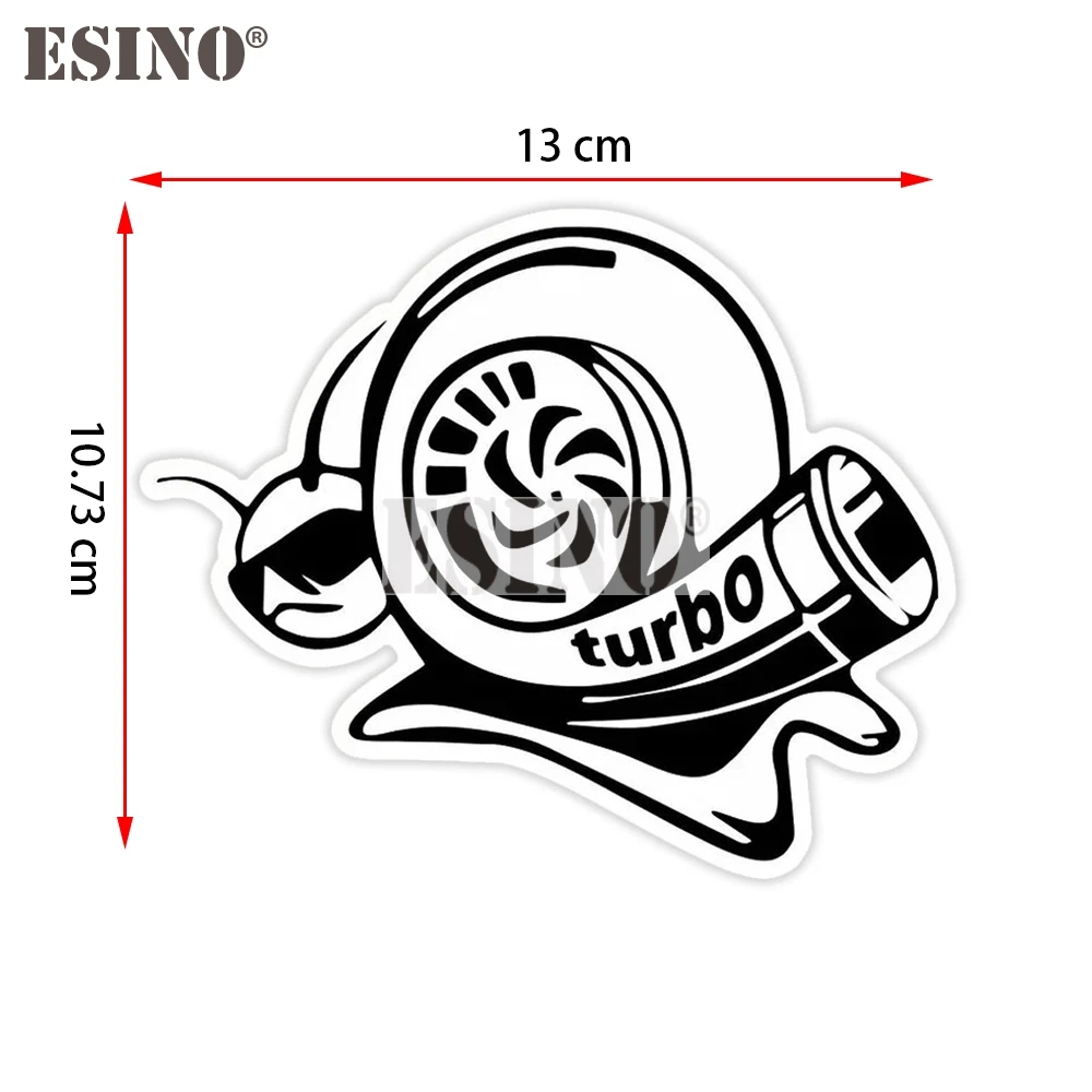 Car Styling Snail Boost Cartoon Design PVC Painting Car Body Decal Waterproof Car Sticker Pattern Vinyl