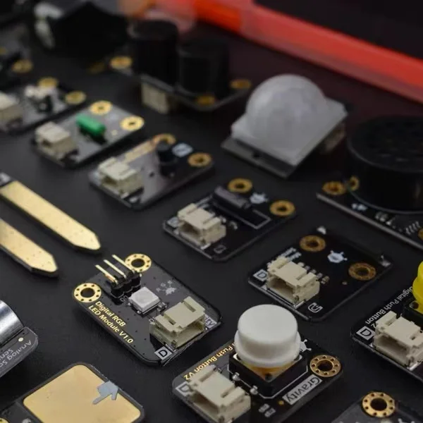 DFRobot Gravity: paquete de kit de sensores de 37 piezas compatible con Arduino Raspberry Pi Support Mind+