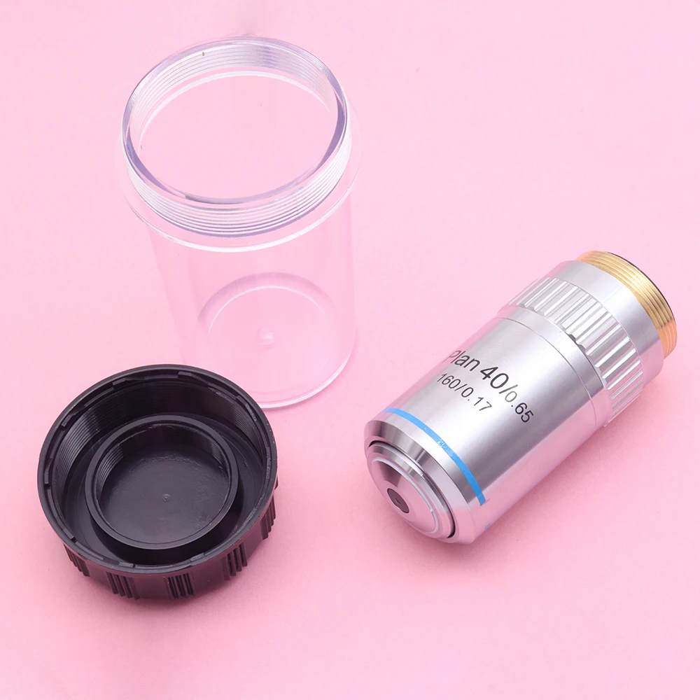 

40X Plan Achromatic Objective Lens RMS 160/0.17 with Spring – Anti-Collision Design