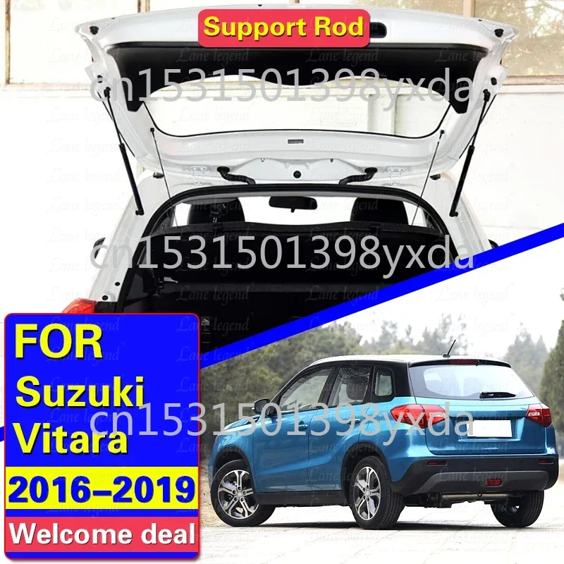 2 шт. стойки багажника для Suzuki Vitara 2016 2017 2018 2019 задняя дверь багажника подъемник задней двери поддерживает газовые пружины амортизаторы