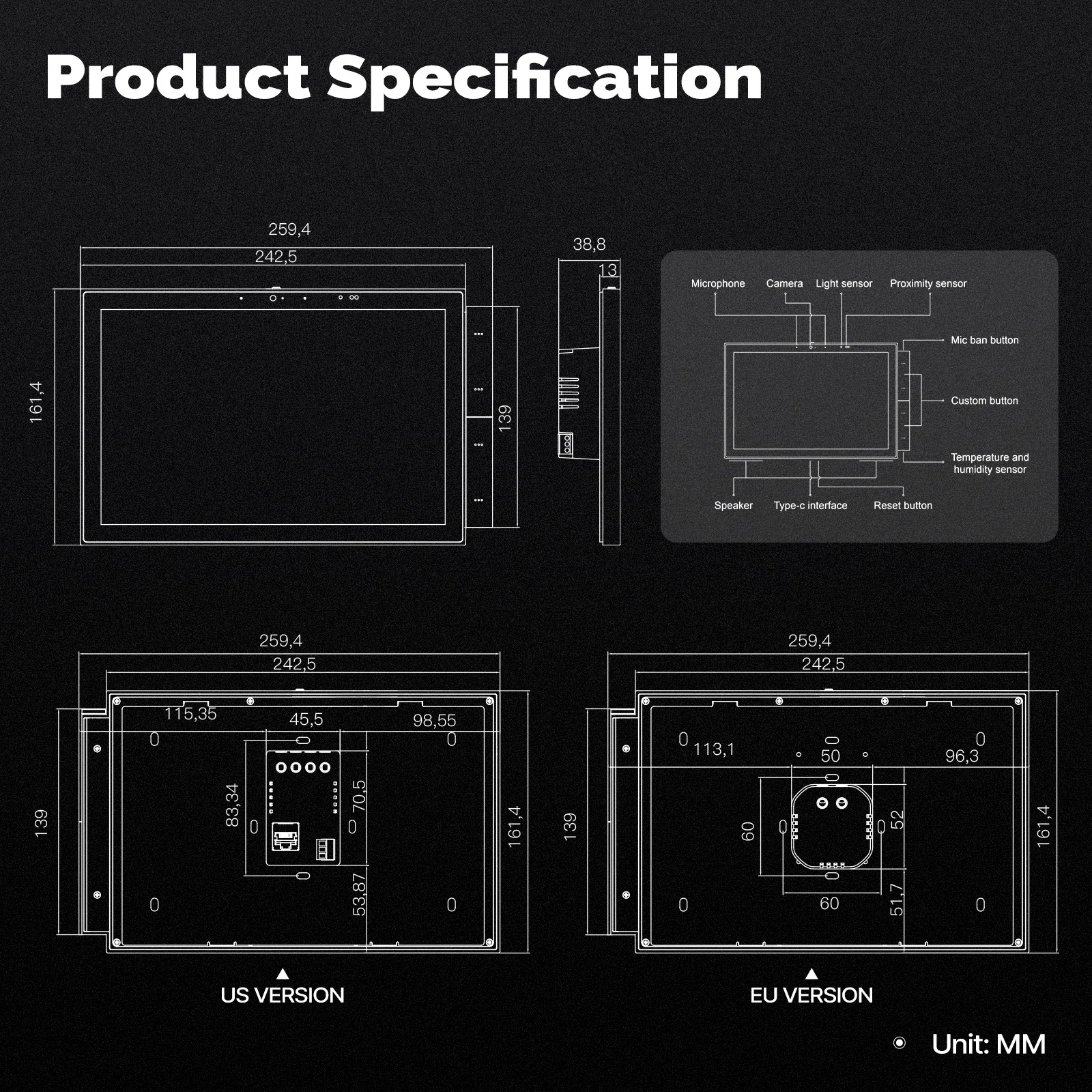 Imagem -06 - Moes Tuya Painel de Controle de Casa Inteligente Max Tela Sensível ao Toque de 101 Polegadas com Bluetooth Zigbee Gateway Compatível com Interfone de Construção Integrado