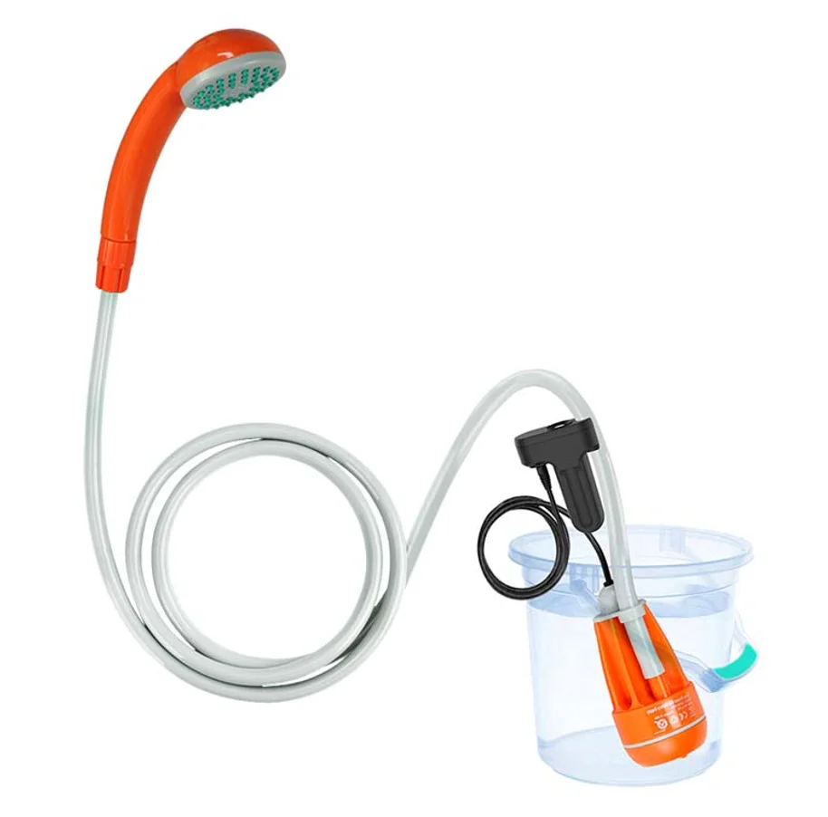 

12v USB Electric Rechargeable Wireless Pressure Pump Hot Cold Water Outdoor Portable Camping Shower Showers