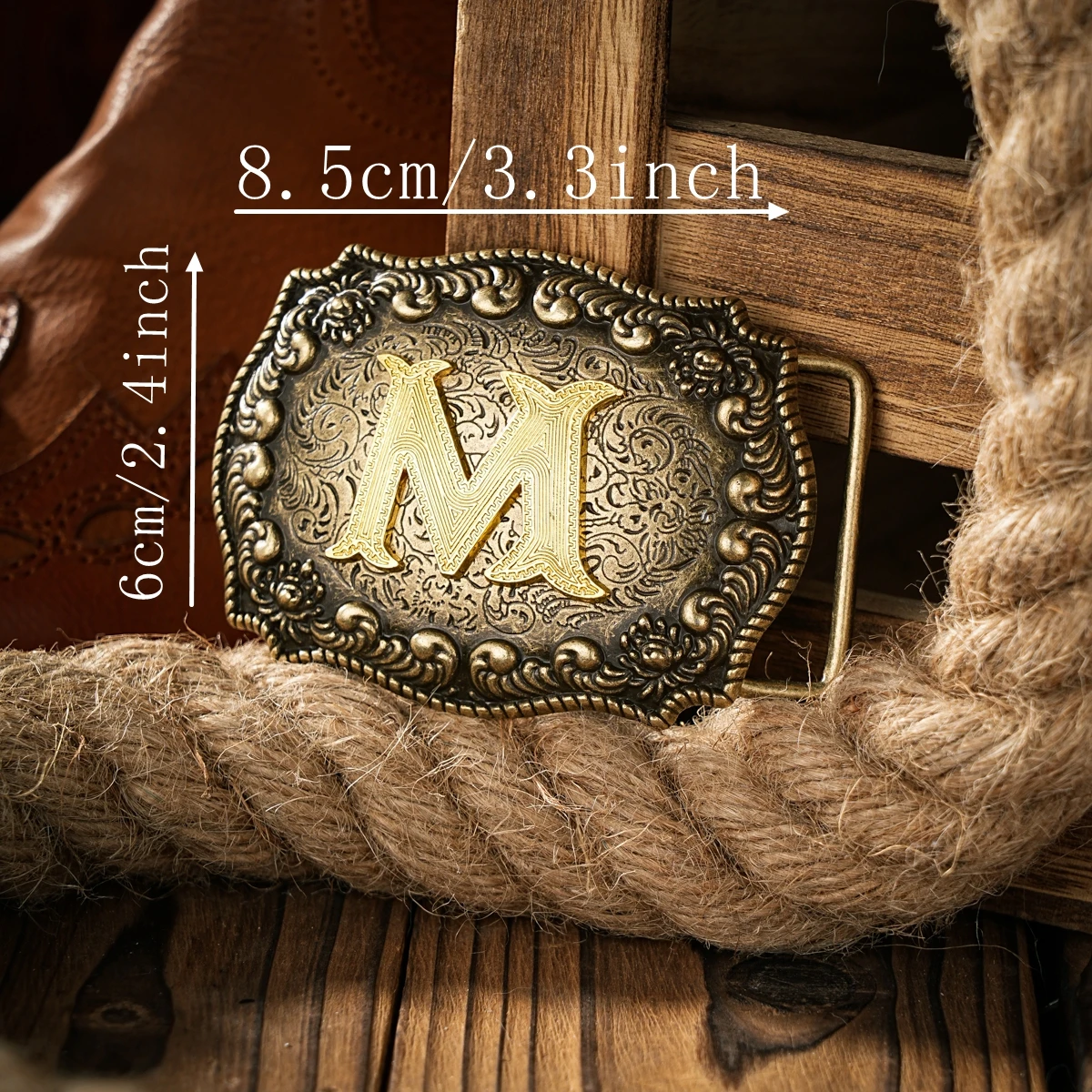 Western Style Letter Motherboard Buckle Belt Buckle Head Belt Buckle Head One