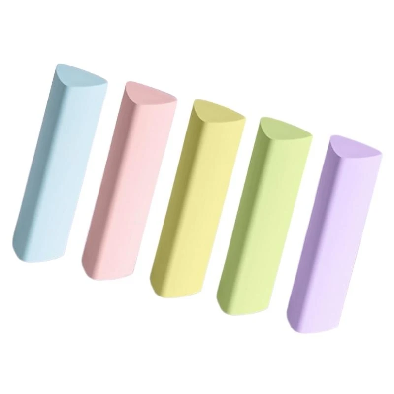 5 pc's esthetische gummen rubber gum zachte gum cartoon driehoeken gommen