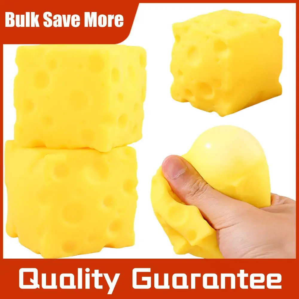 

Квадратные игрушки-антистресс в форме сыра, медленно восстанавливающие форму, сенсорные игрушки для снятия стресса, антистрессовые мячики-сыр, фиджет-игрушки для детей и взрослых