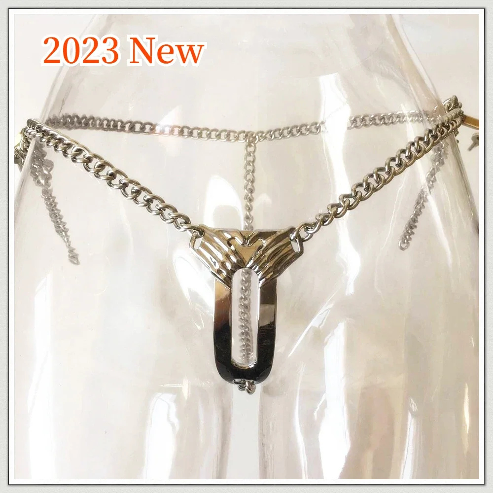 New Female Invisible Chastity Belt Metal Chastity Device Bondage Restraints Strap Forced Orgasm Pants Adult Sex Toys For Woman18