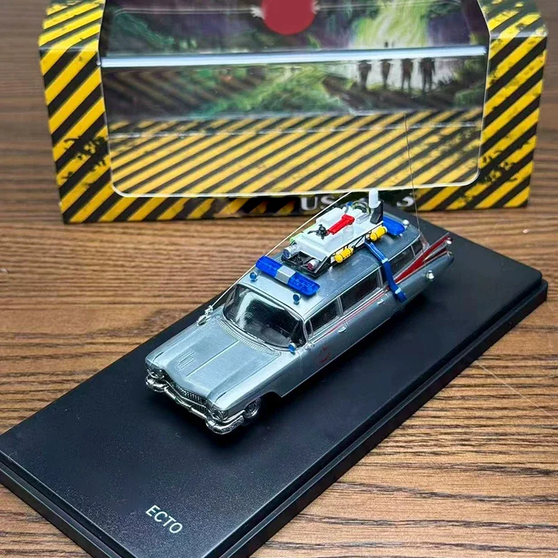 

YS Model Diecast Alloy 1/64 Ecto-1 Varnished Version Car Model Classics Adult Souvenir Gift Hobby & Toys