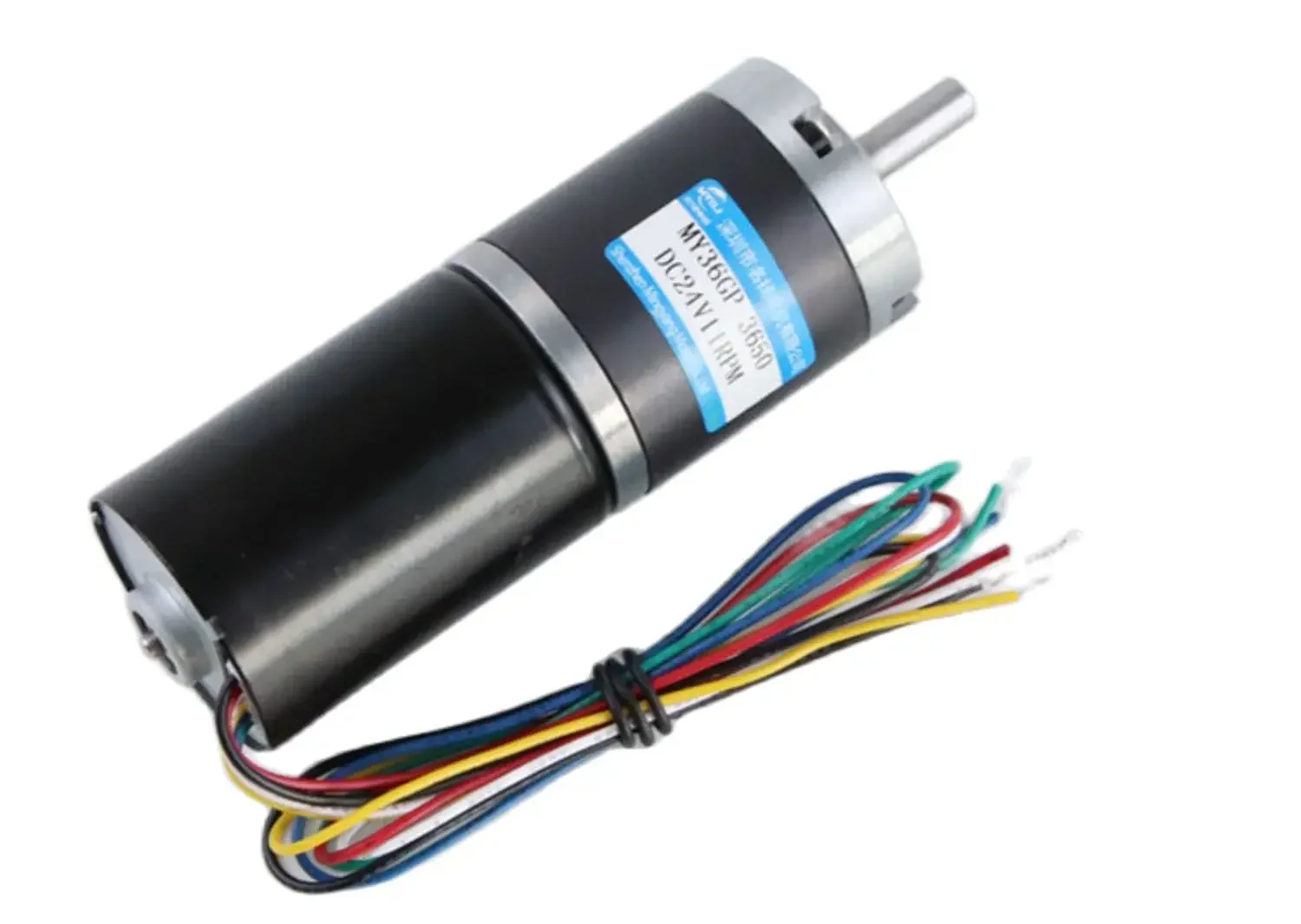 36GP-3650 12V/24V 36MM  Planetary Brushless DC Gear Motor 6-Wire Brake-Equipped Low-Speed Small-Sized Adjustable CW/CCW Rotation