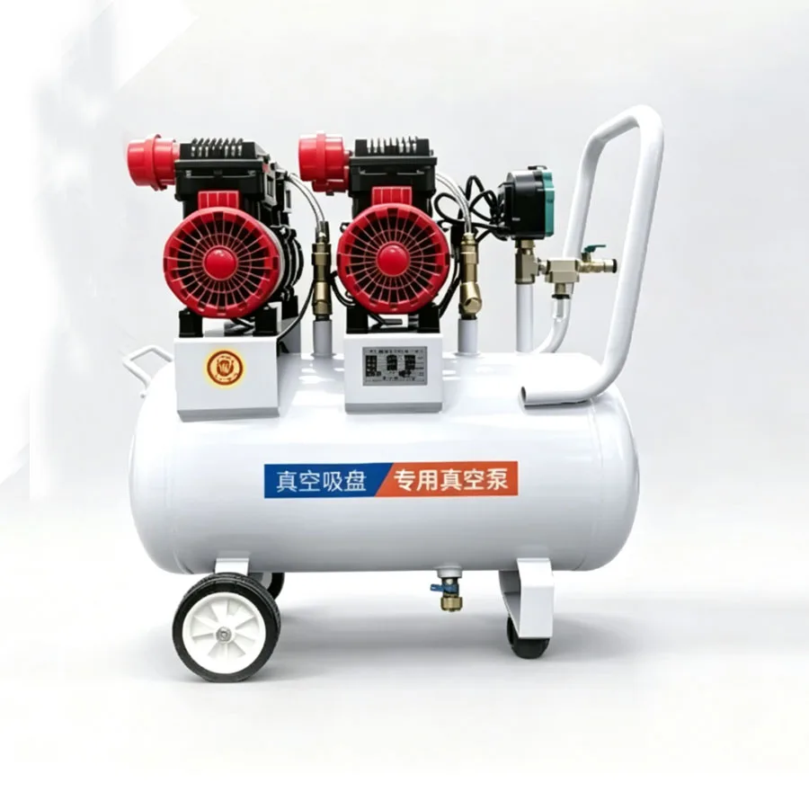 CNC vacuum suction cup dedicated silent vacuum pump, industrial grade high flow all copper motor negative pressure pump