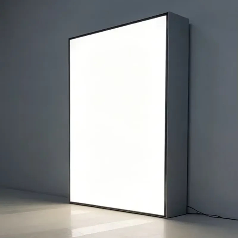 High Brightness Ultra Thin LED Light Box Aluminum Frame Movie Poster Advertising Display