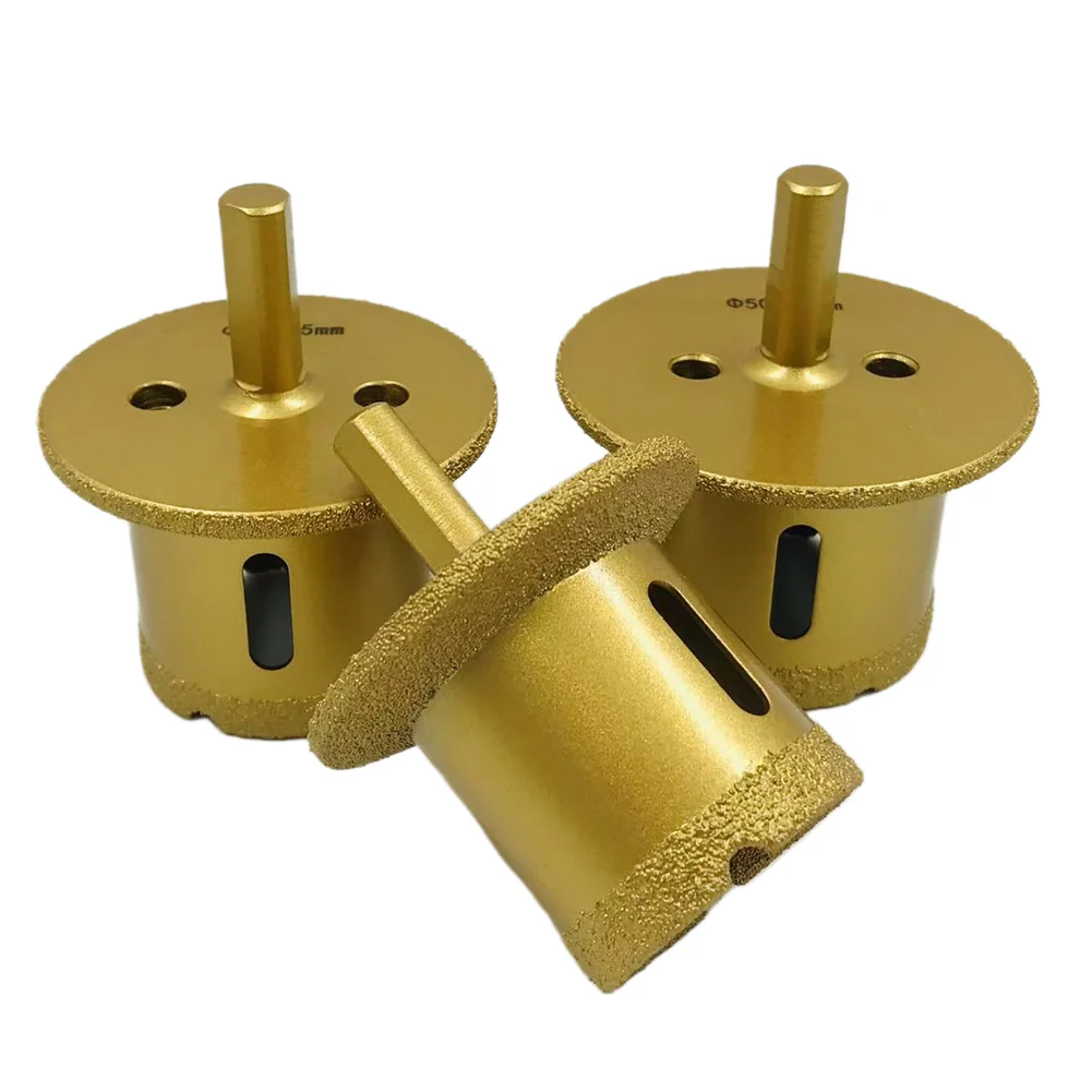 1 ชิ้นสูญญากาศ Brazed Hole เจาะ Diamond Hole Saw เจาะ Core Bits สําหรับกระเบื้องหินอ่อนกระเบื้องพอร์ซเลนอ่างล้างหน้า Hole เปิด