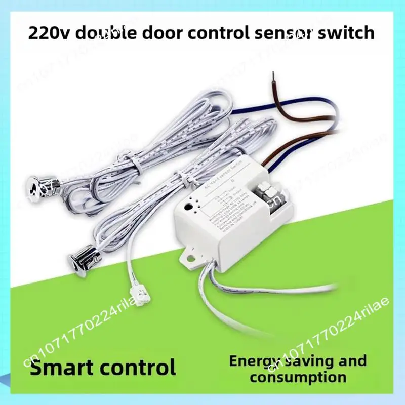 Interruptor de porta a17z 220v 5cm, suporte de detecção, instalação aberta/descolta para acessórios de porta de armário, controle de porta dupla