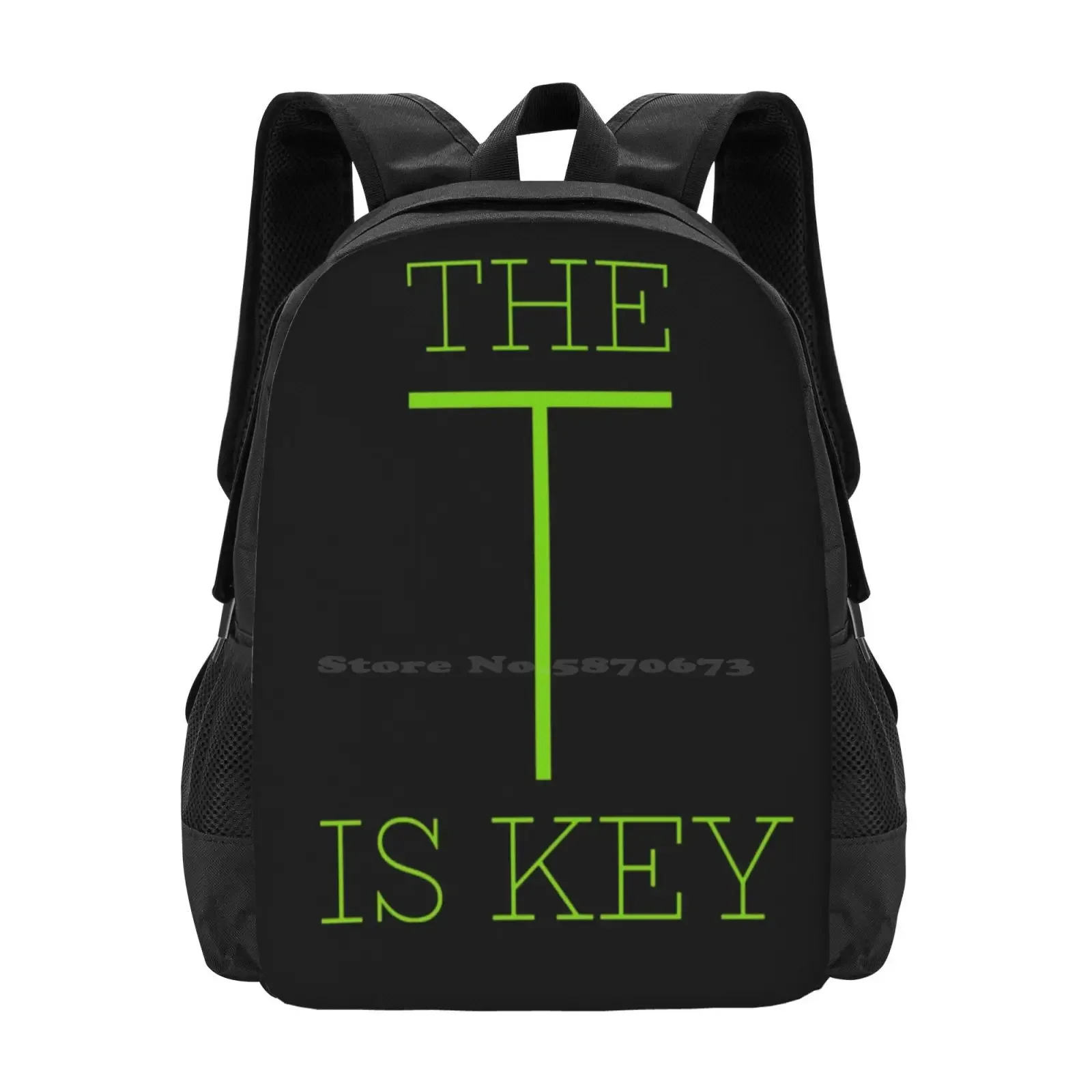 

Squash: The T Is Key Cool Squash Design Hot Sale Schoolbag Backpack Fashion Bags Squash Racket Squash Design Squash Player