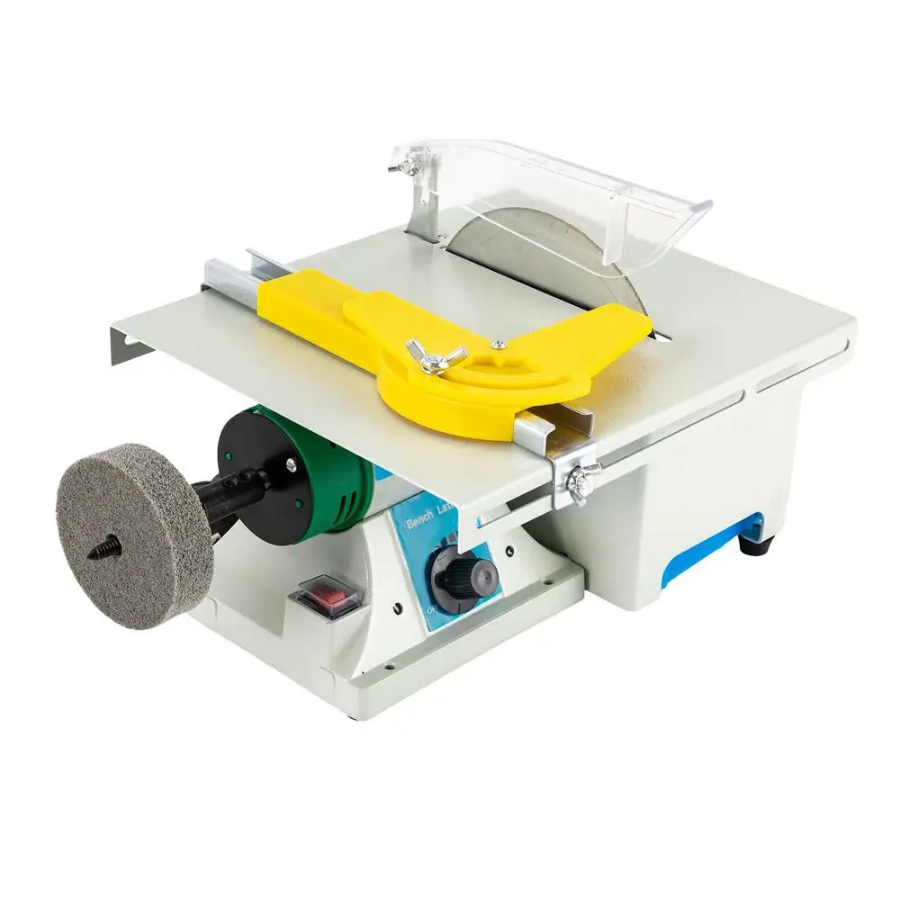 Jewelry Rock Lapidary Saw 750W Multifunctional Bench Grinder Polisher Kit Complete Accessories High Efficiency Angle Ruler Safe