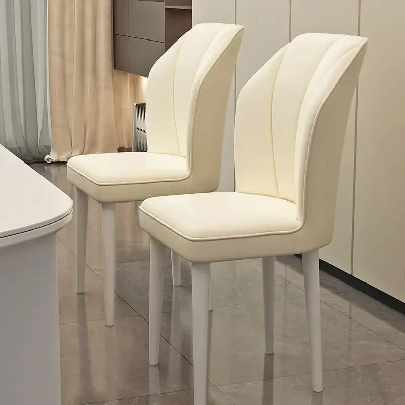 Cadeiras de cozinha nórdicas brancas, design minimalista de luxo, sala de jantar, moderno, sillas para comedor, móveis para casa mq50kt