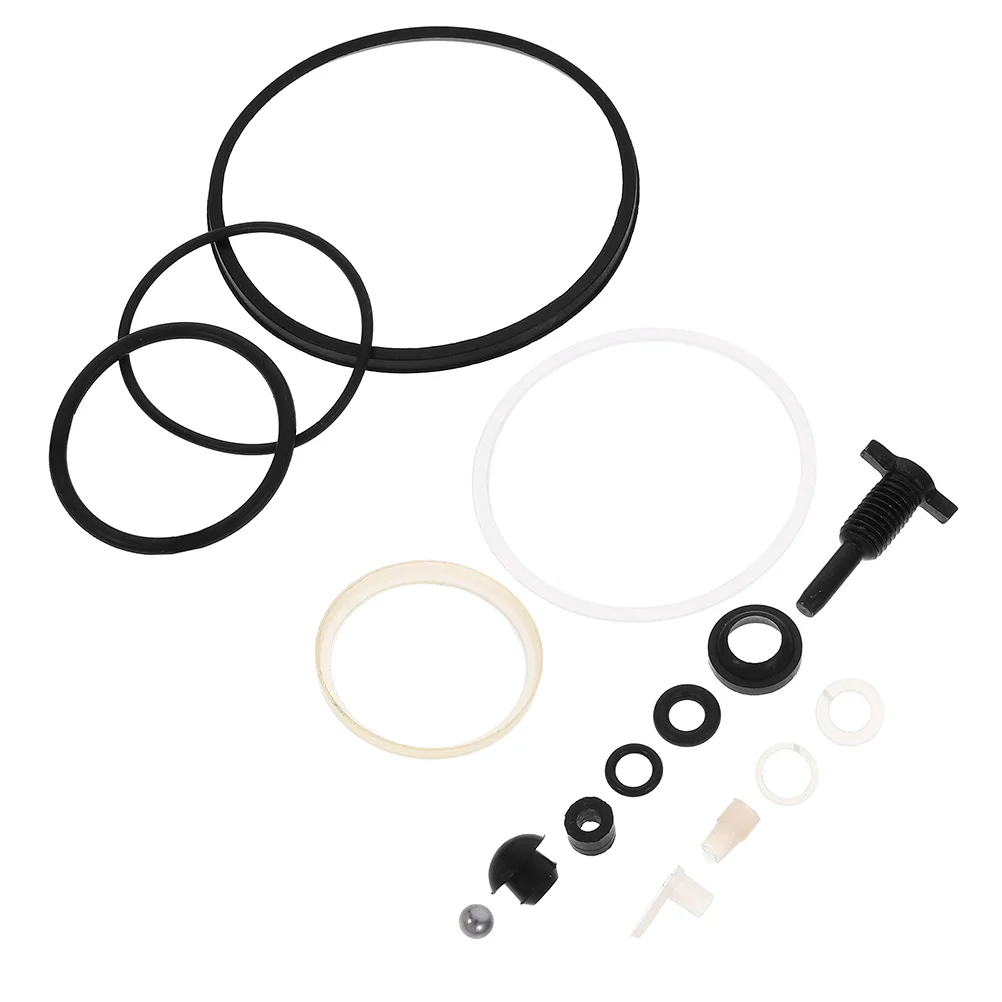 16 Pcs Jack Repair Kit Hydraulic Seal Floor Ring Car Accesories and Plunger Lock Pin Steel Rod for Valve Removal Tool