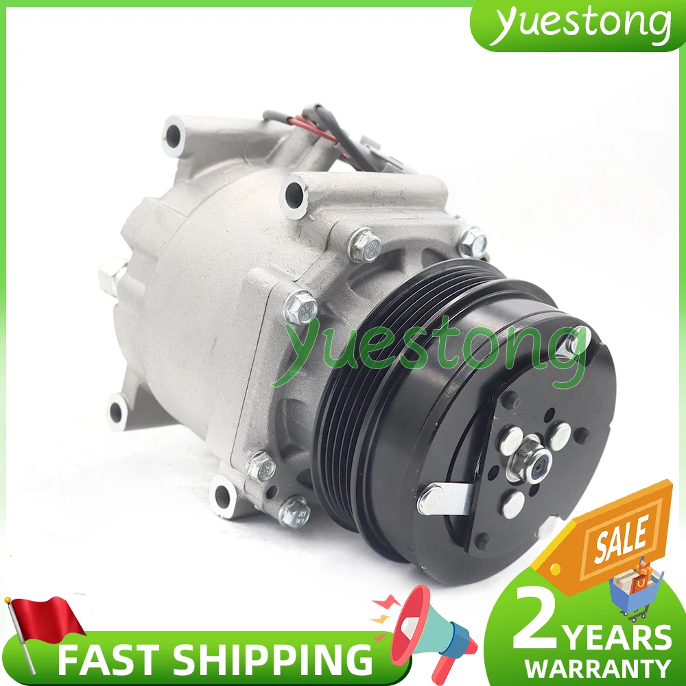 AC Compressor w/ Clutch For BAIC Senova X35 ATC-086-P39A ATC086P39A ATC-086-P20 ATC086P20 5 Grooves