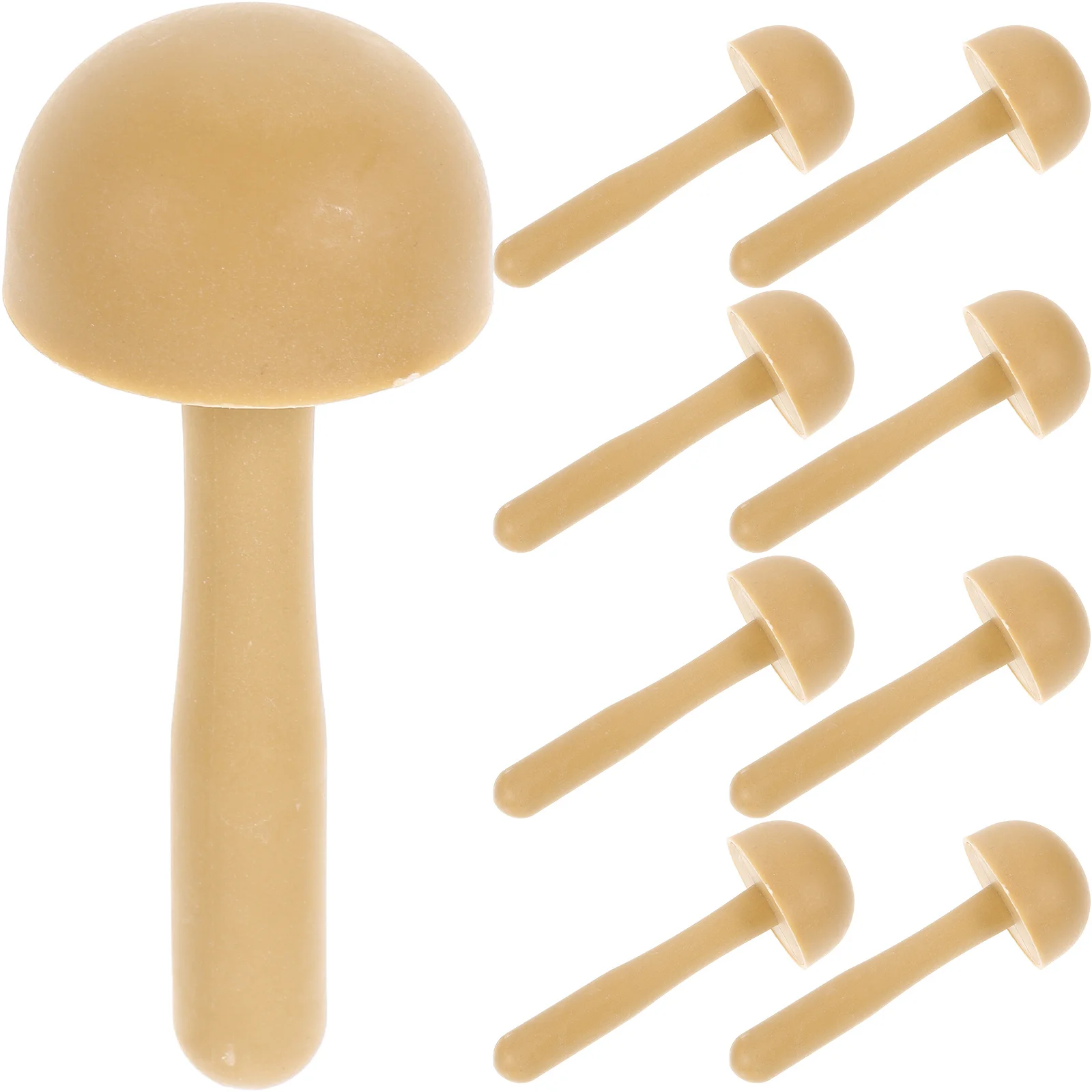 

10Pcs Mushroom Roller Plastic Durable Ink Rubbing Tool for Printmaking DIY Craft Painting Supplies Ink Rubbing Tool