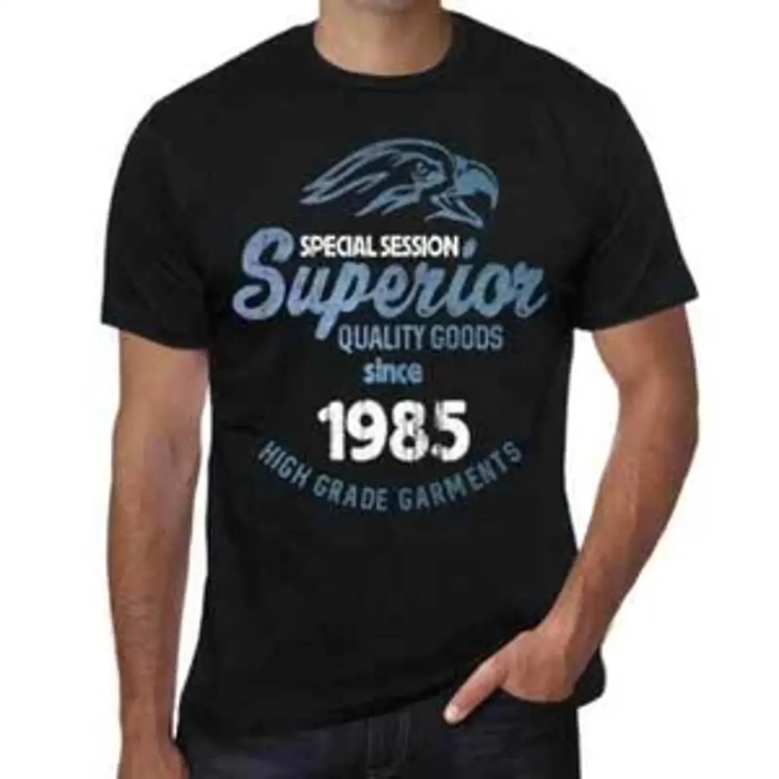 Herren Grafik T Shirt Sondersitzung Hochwertige Waren seit 1985 Special vintage Washed Versatile Breathable graphic Stretched