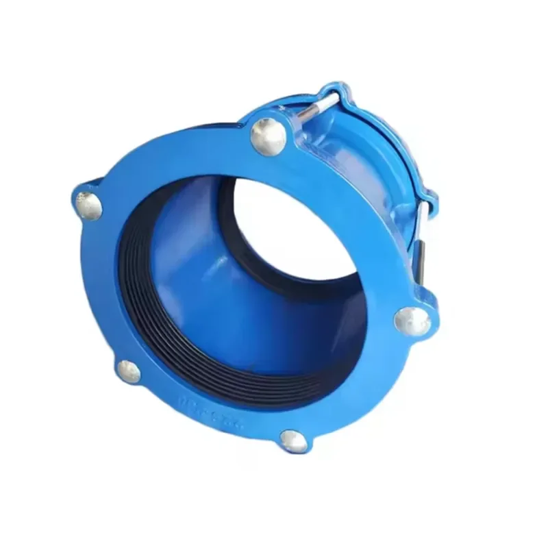 Ductile Iron Flexible Joint for PVC Pipe PN10 High Pressure Water Supply Coupling Connector Fittings Industrial Pipeline