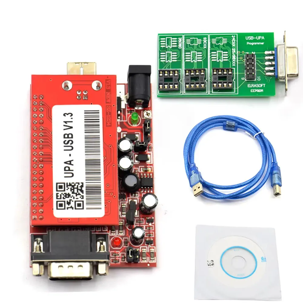 UPA‑USB Programmer V1.3 Main Unit with Full Adapters Serial ECU Read Write Tool 2013 Version Professional Auto Chip Hardware