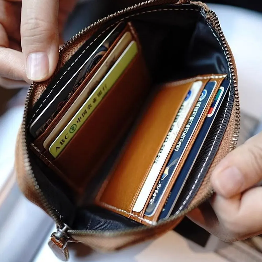 Portable Wallet for Women 2026 New Model One-Piece Thin Long Wallet Bag for Men Cash Storage Coin Purse