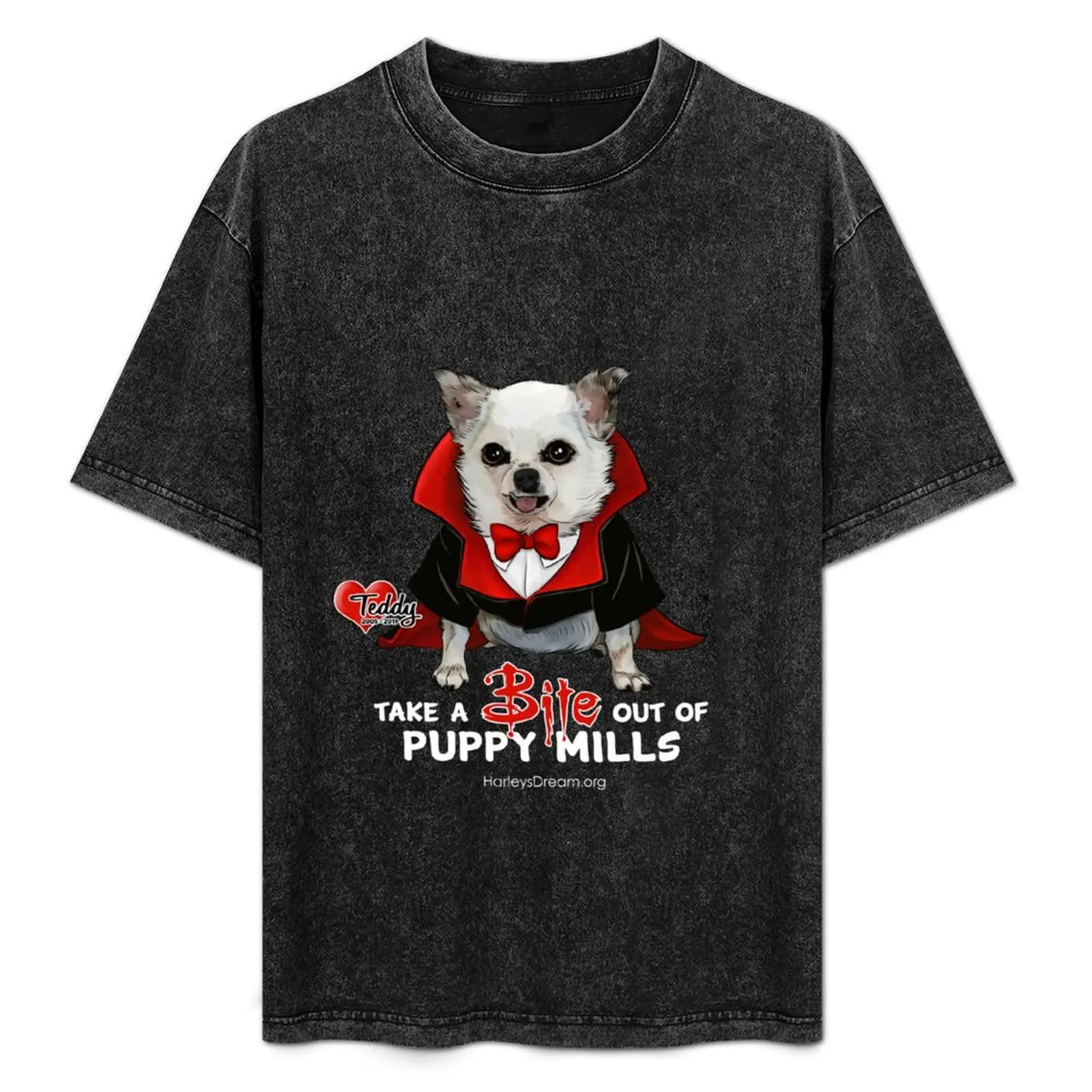 Take a Bite Out of Puppy Mills - Design for Dark Colored Items/Apparel ONLY T-Shirt anime clothes blacks men graphic t shirts