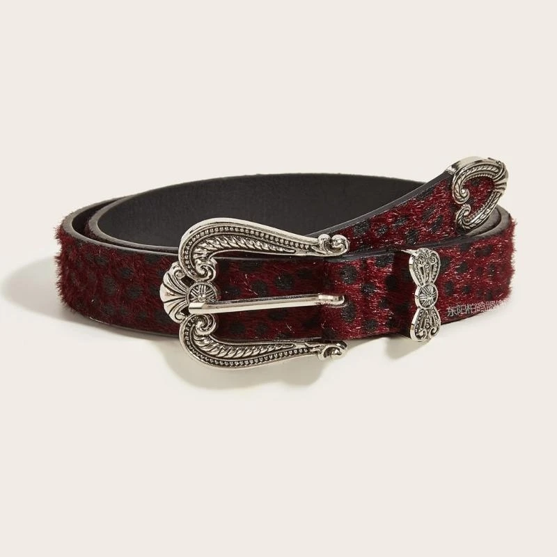 

652F Girls Retro Waist Belt for Daily Costume Hot Jewelry Waist Body Jewelry for Party Jeans Belt Cowboy Chain