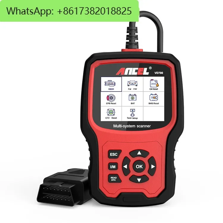 Ancel VD700 full system diagnostic instrument OBDII detection tool maintenance reset