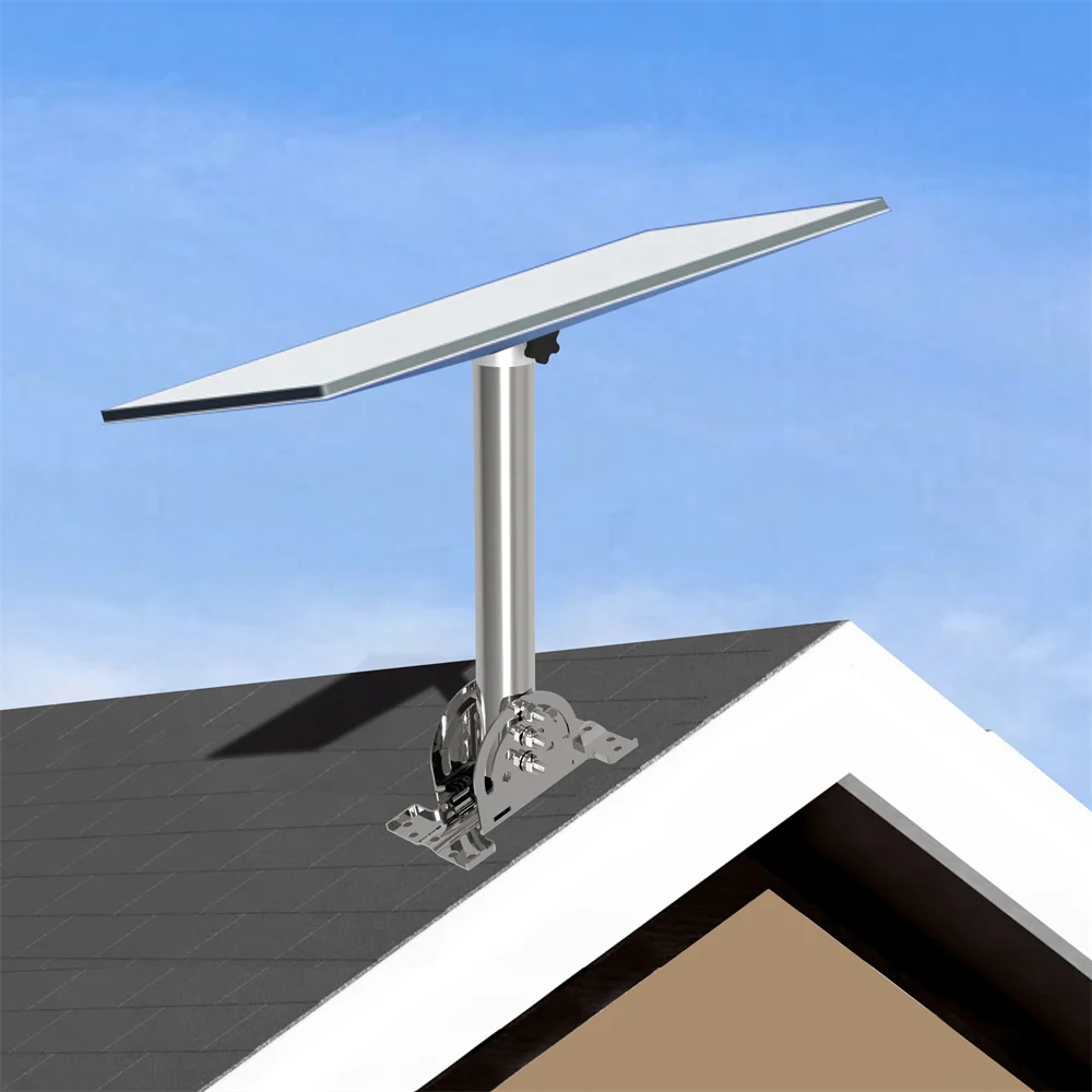 For Starlink V3 Wall Mounted Heavy-duty Pivot Roof Antenna Bracket,Compatible With Starlink install kit & Gen V3 Dish Antenna