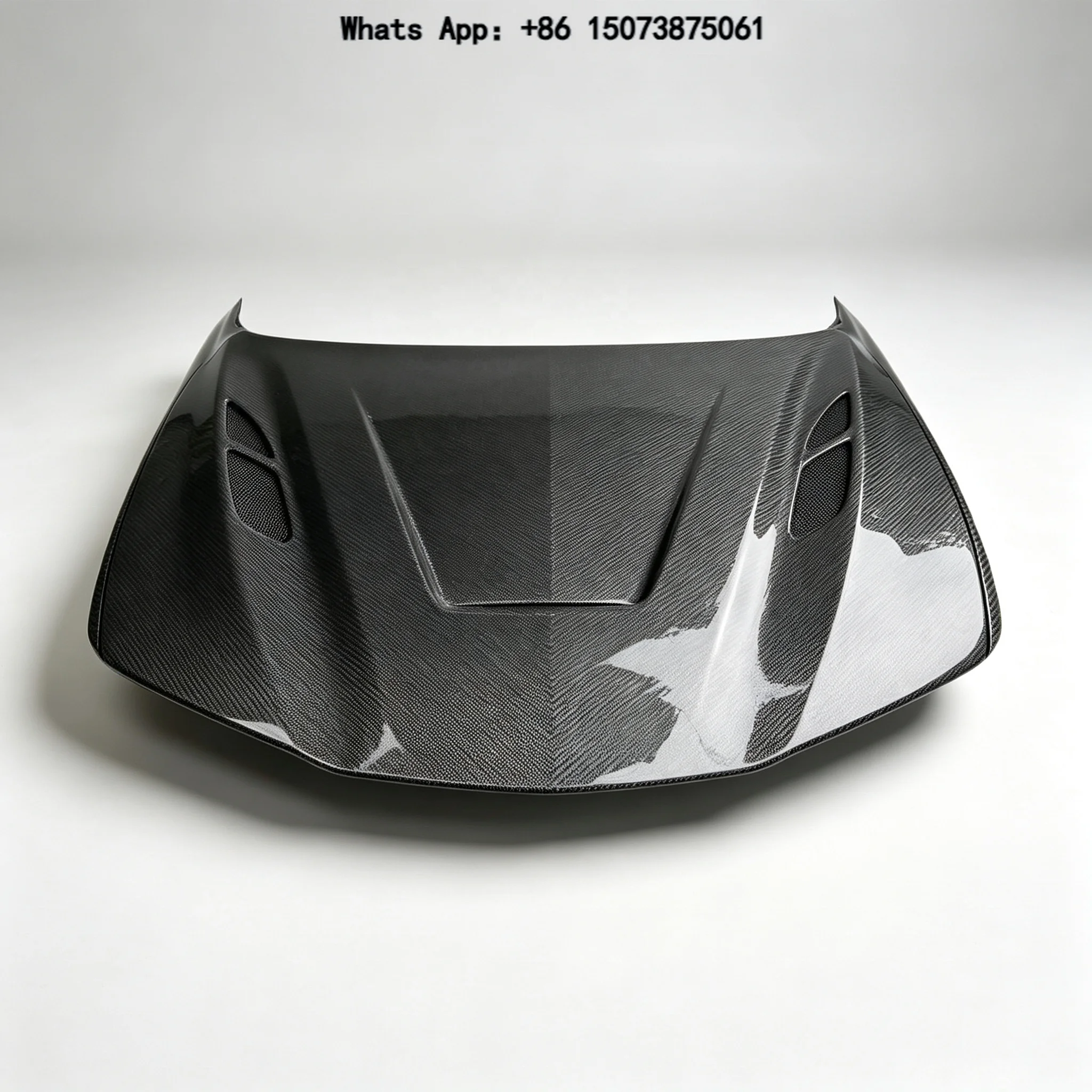 GTAm Style Carbon Fiber Engine Hood Bonnet Vented Design For Al-fa Romeo Giulia Quadrifoglio 2015 to 2019 Auto Retrofit Parts