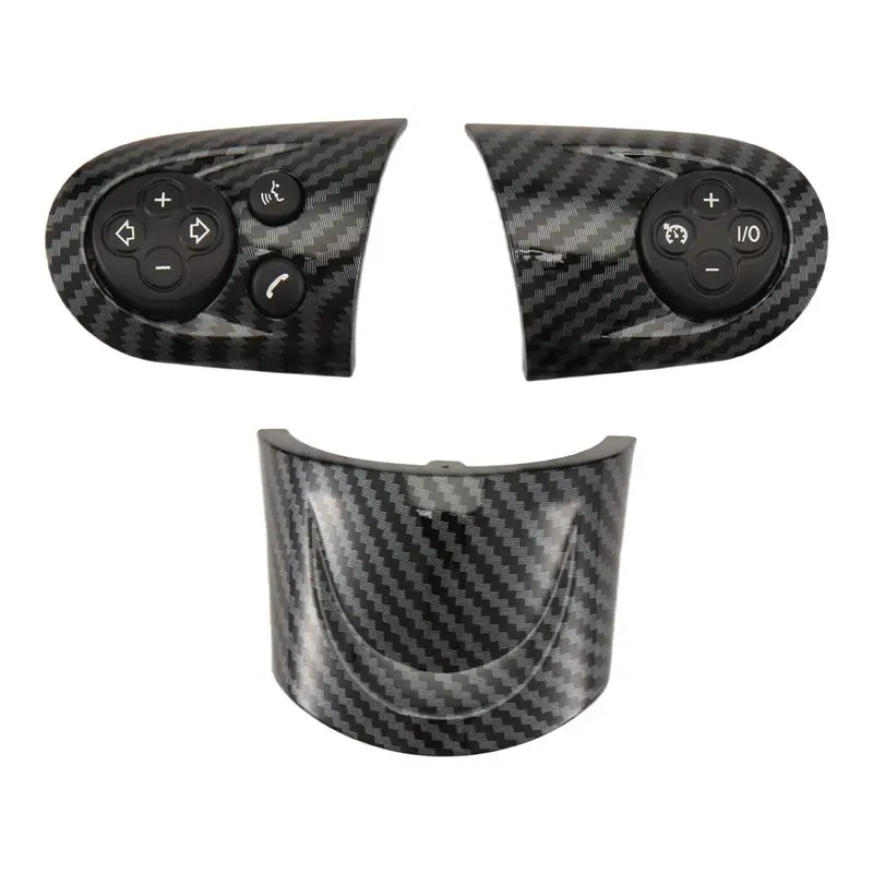 

AB16-For BMW MINI Cooper R55 R56 R57 R58 Steering Wheel Control Switch Trim Cover Multifunction Audio Cruise Car 32309289676