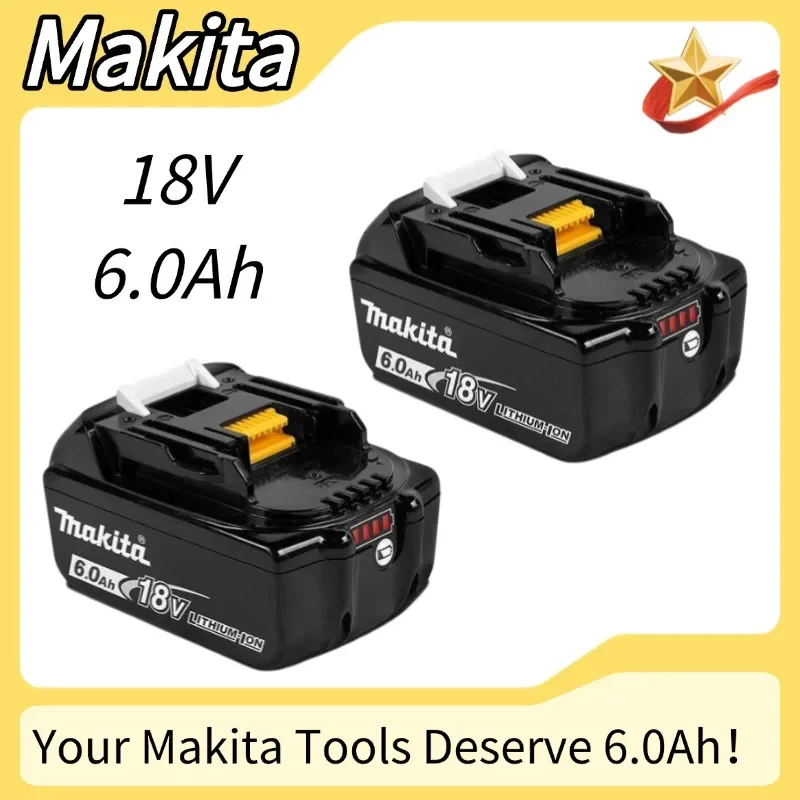 

Makita 18V Battery Pack, 6Ah High Power, Batterie Makita 18V for Drills, Lightweight, Perfect for Overhead Use.