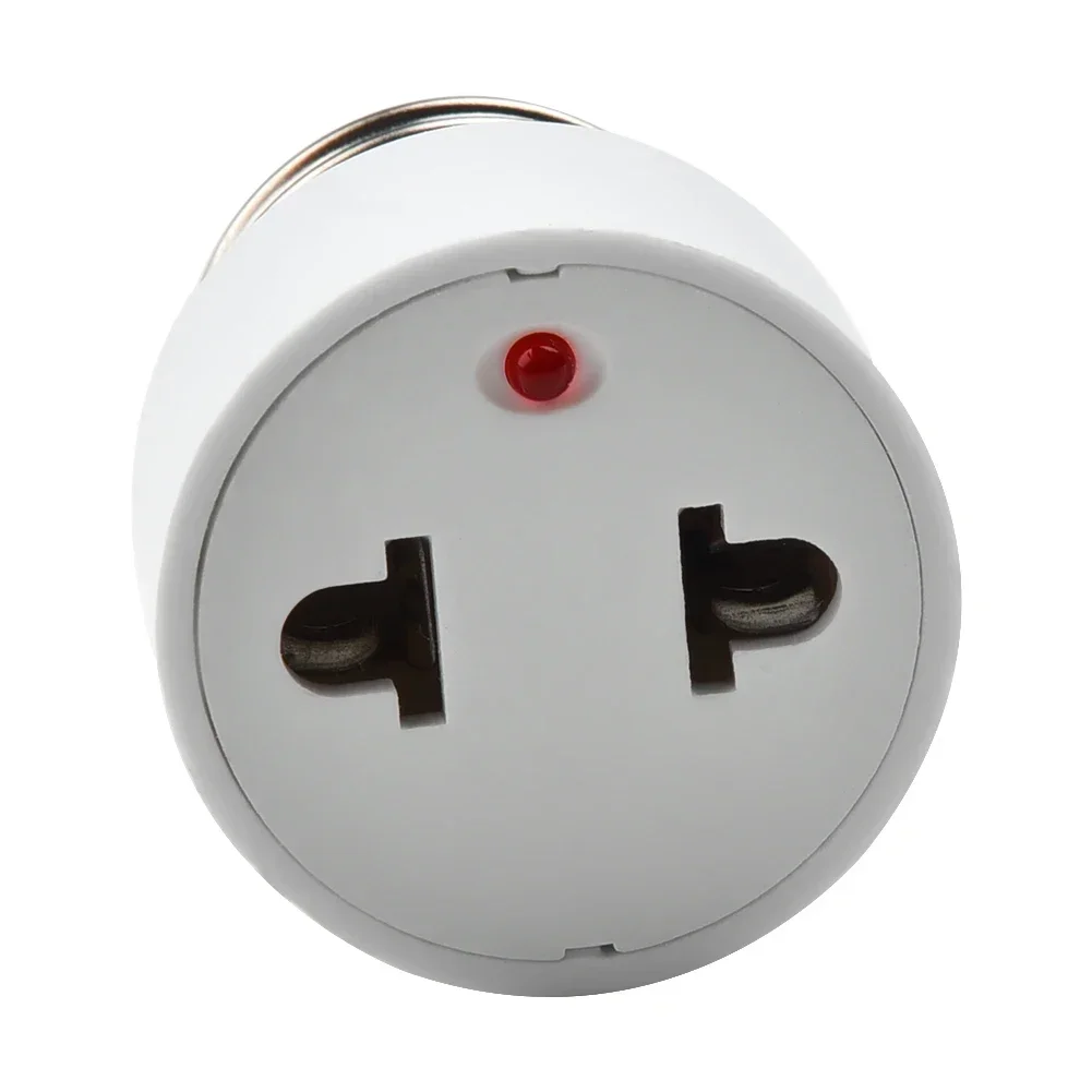 YTOM E27 Bulb To US/EU Plug Light Fixture Bulb Base Lamp Socket Adapter Convert E27 Base To Regular US/EU Plug
