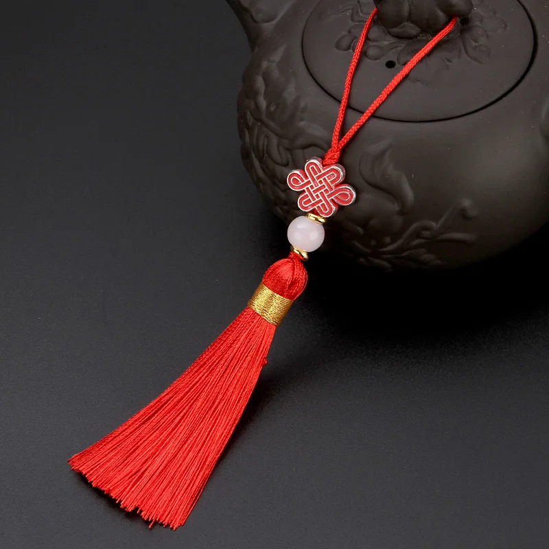 Mini Chinese Knot Tassel Pendant DIY Bookmark Sachet Han Chinese Clothing Accessories Pendant Tassel Spring Festival Tassels