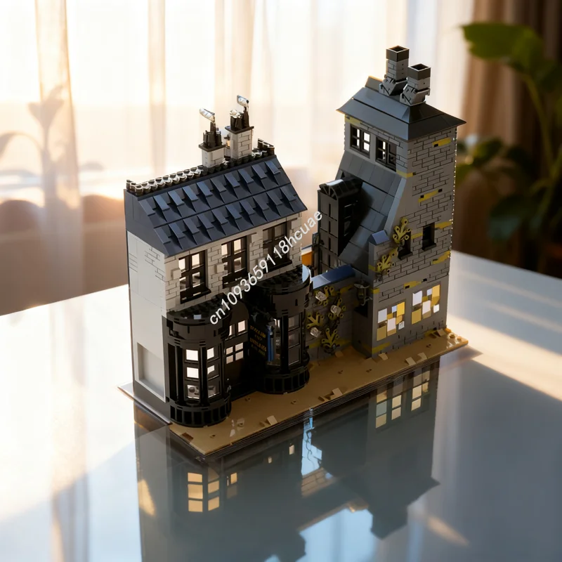 

3043 шт. MOC Knockturn Alley Harry Castle Модель Строительные блоки Креативная идея Образовательные рождественские подарки Кирпичная игрушка Детский день рождения