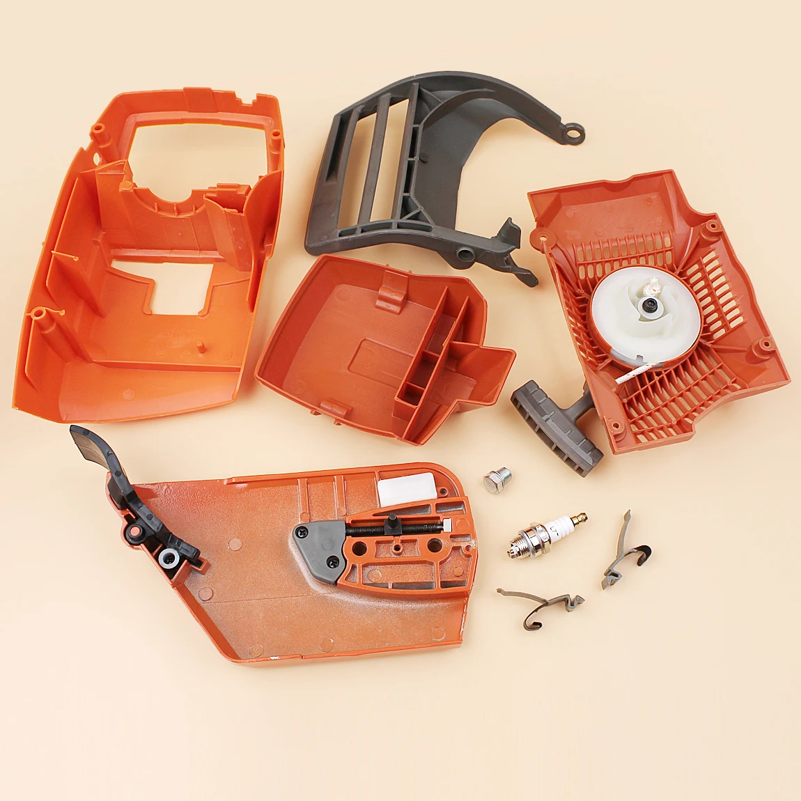 اسطوانة كفن سلسلة غطاء الفرامل كاتب مقبض ل Husqvarna 372 365 362 371 بالمنشار استبدال أجزاء أداة السلطة الملحقات
