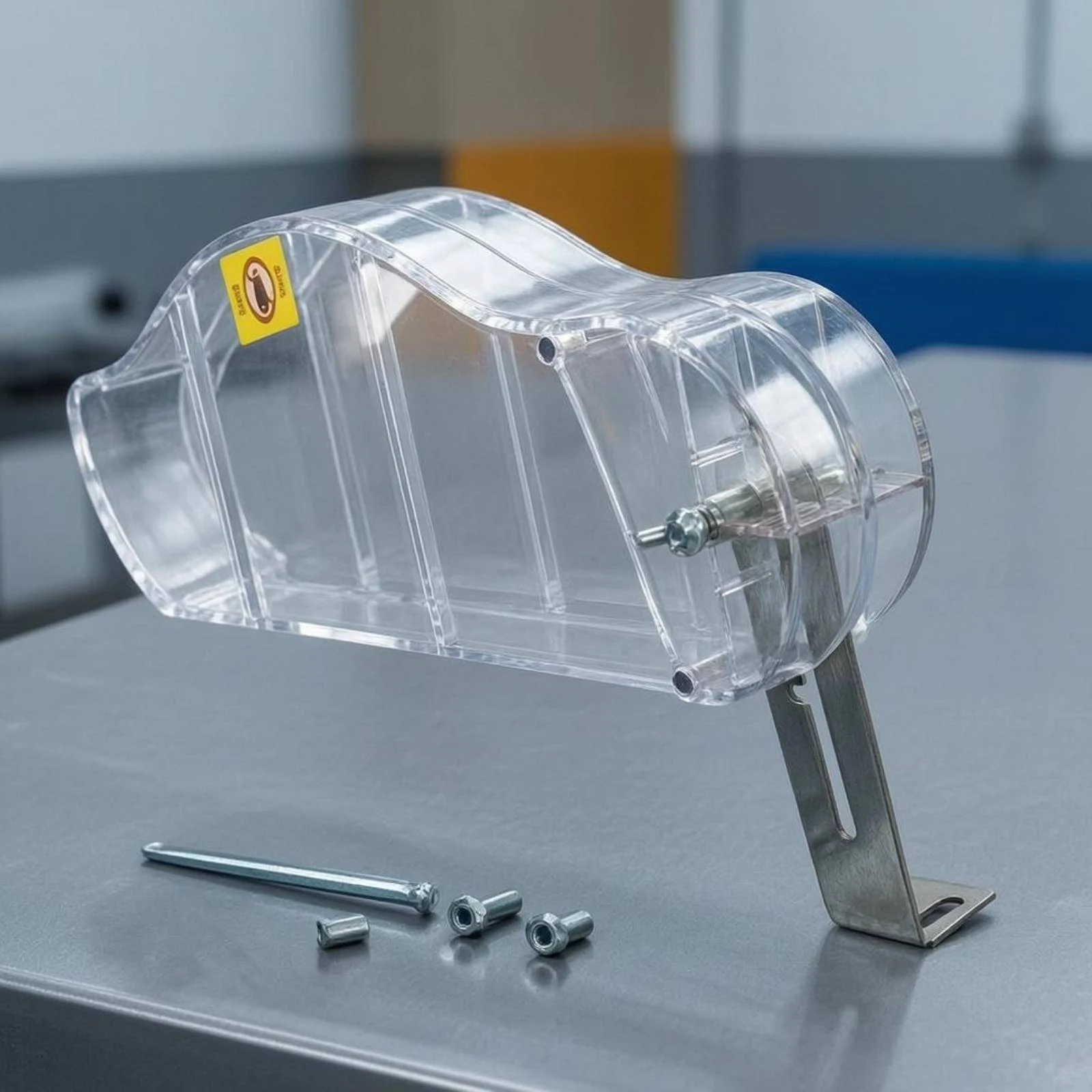 Dust Cover Guard Transparent Table Saw Blade Guard Table Saw Cover Warning Label