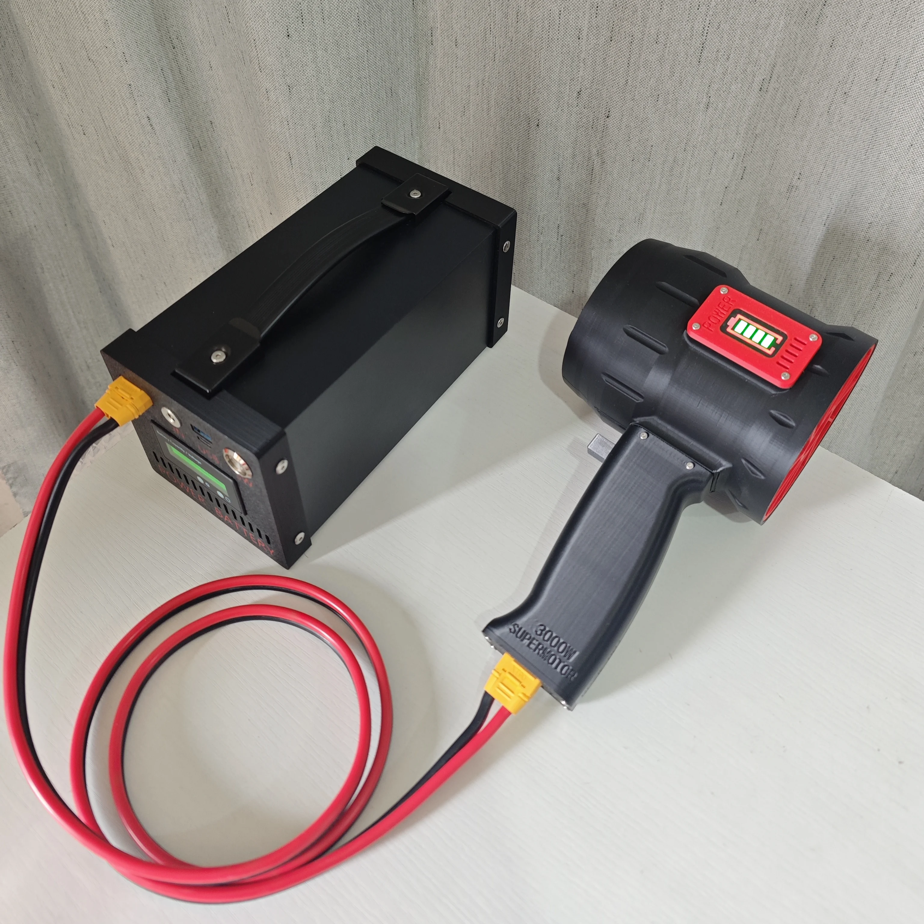 

90mm Ducted Turbo Fan, Handheld Blower with Brushless Motor for Car & Snow Cleaning